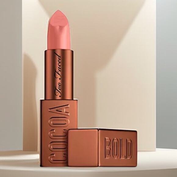 Too Faced Cocoa Bold Lipstick High Pigment Lip Creamy Matte Vegan Cruelty Free - Picture 2 of 7